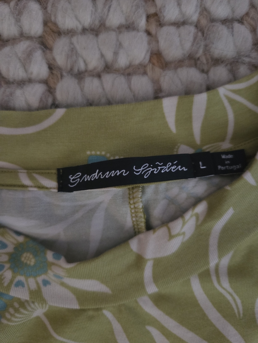 Gudrun Sjoden Floral Lyocell Dress Size L - Picture 5 of 7